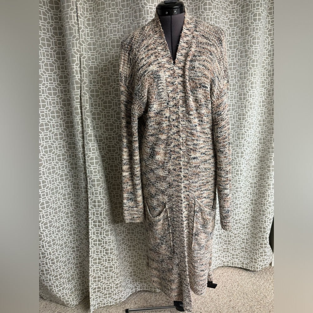 Anthropology light sweater coat size M